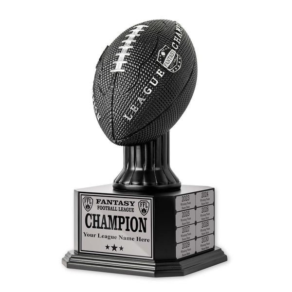 15' Vivid Football Trophy – Black