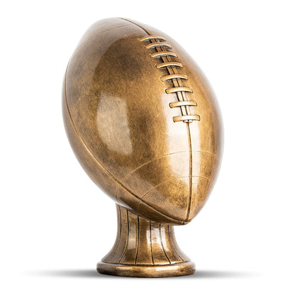 Antique Gold Football Topper
