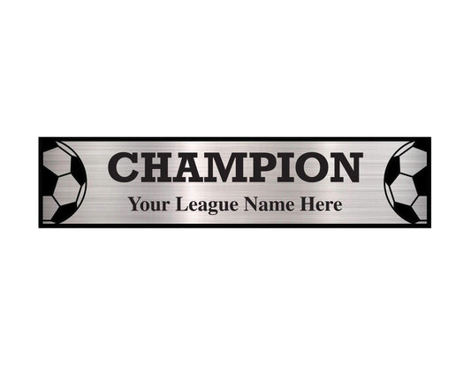 TrophySmack 3 Column Soccer / Fantasy Soccer League Plate